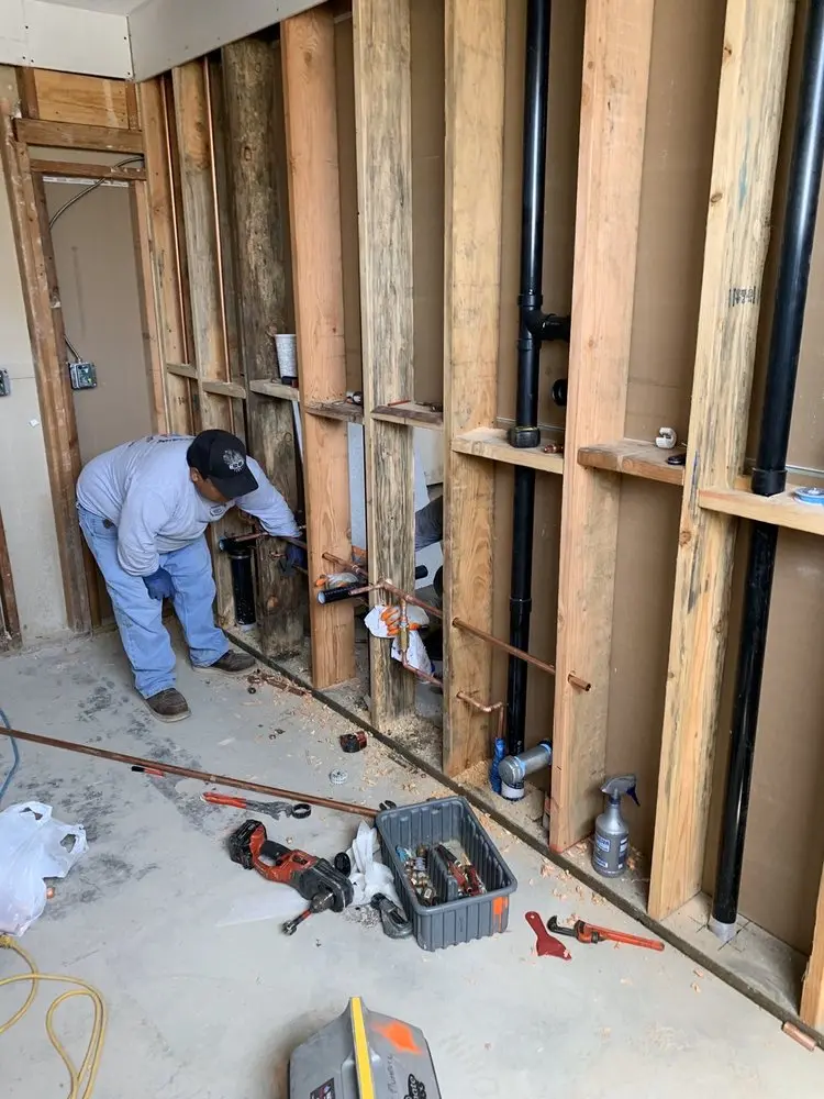 Commercial rough-in plumbing for Gas Line Repair in Port Huron